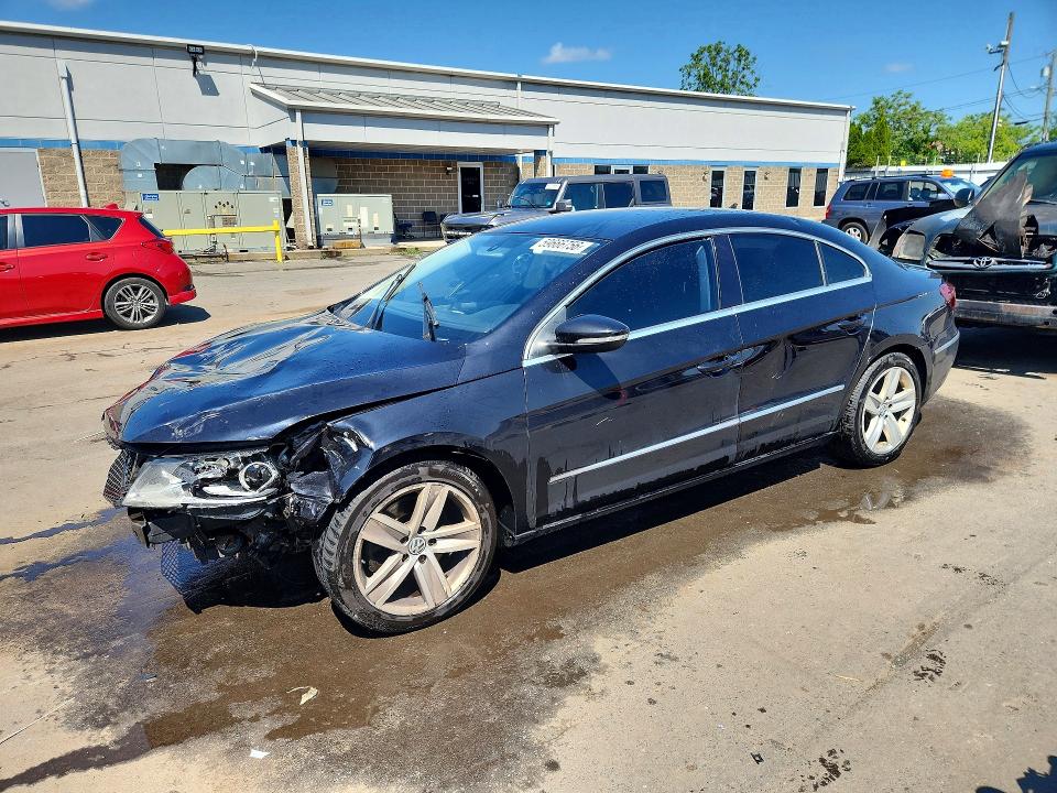2013 Volkswagen Cc VIN WVWBP7ANXDE569003 COPART salvage auction — FRONT END, Ct - Cert Of Title-Salvage, sold $475 on 2026-08-04 (photo 1)