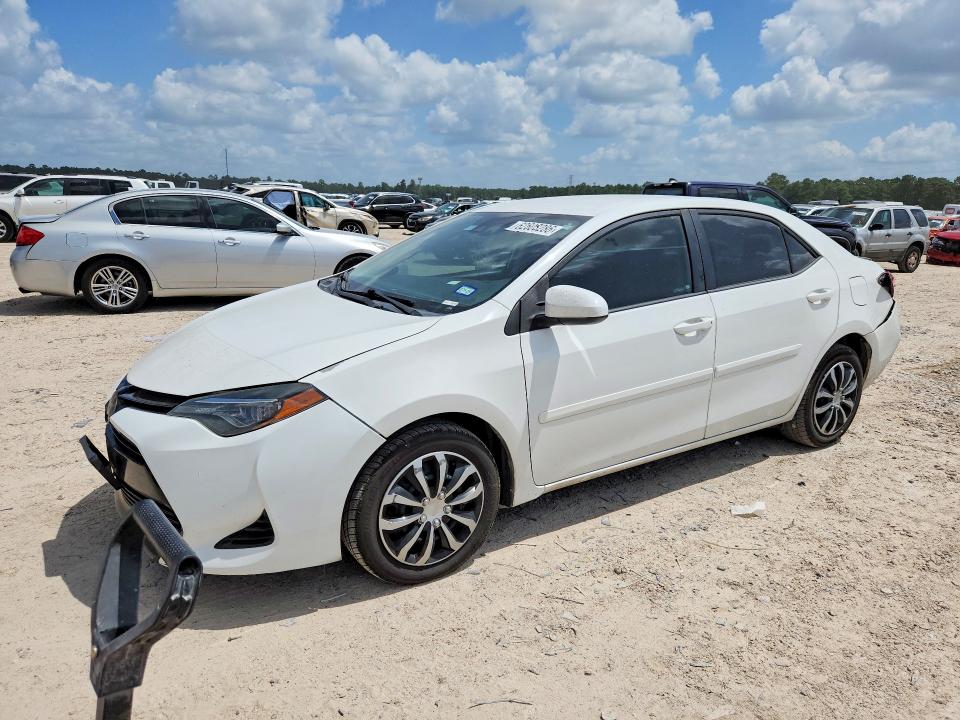2018 Toyota Corolla VIN 5YFBURHE4JP748484 COPART salvage auction — REAR END, TX - SALVAGE VEHICLE TITLE (P), sold $3,600 on 2026-07-31 (photo 1)