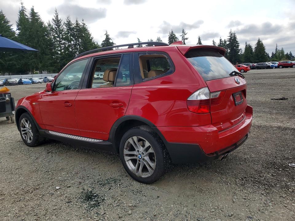 2008 BMW X3 VIN WBXPC93488WJ20889 COPART salvage auction — ALL OVER, CT, sold $200 on 2026-08-04 (photo 2)