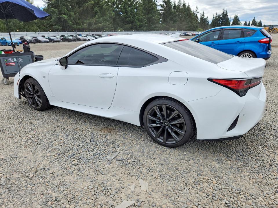 2025 Lexus Rc350 VIN JTHGZ5DC3S5013237 COPART salvage auction — FRONT END, Wa - Bill Of Sale, sold $23,000 on 2026-07-31 (photo 2)