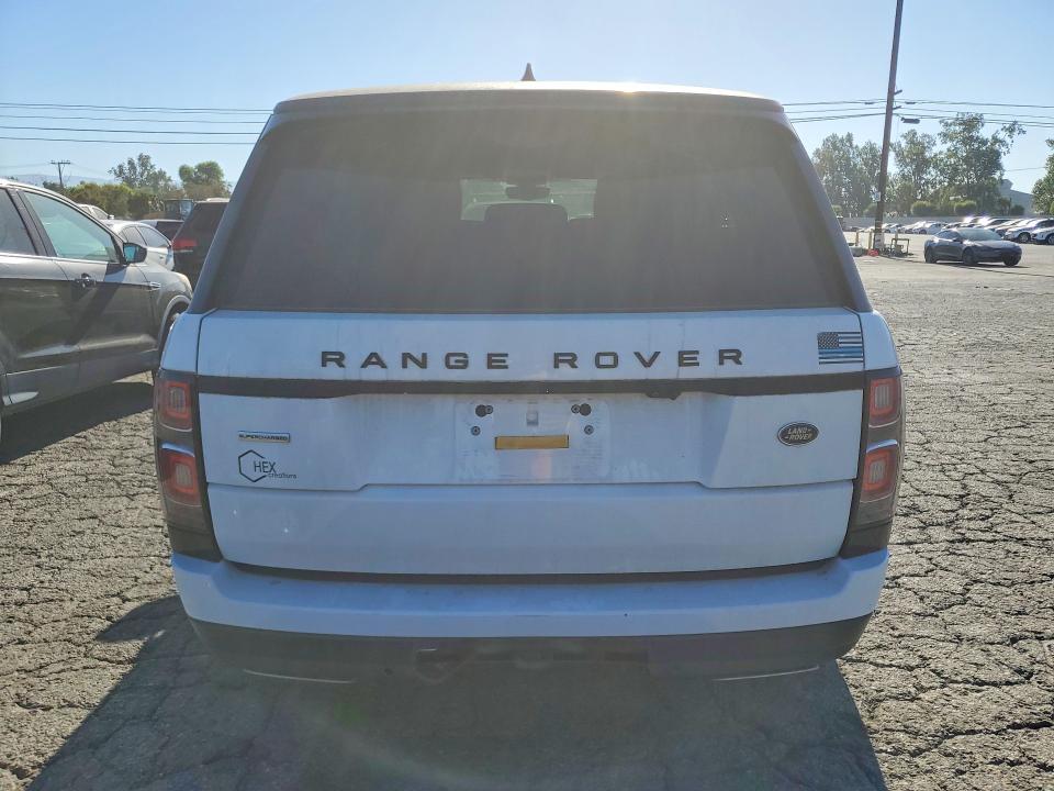 2018 Land rover Rangerover VIN SALGS2RE1JA503429 COPART salvage auction — MECHANICAL, Ca - Cert Of Title Or Salvage Acq (P), sold $17,500 on 2026-07-28 (photo 6)