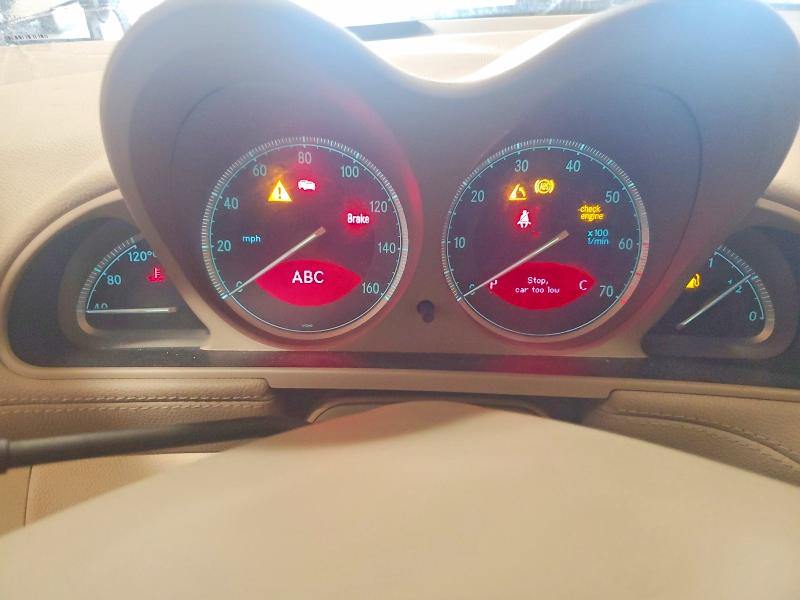 2005 Mercedes-benz Sl-class VIN WDBSK75F75F092834 COPART salvage auction — NORMAL WEAR, MA - CERTIFICATE OF TITLE, sold $1,000 on 2026-07-30 (photo 9)