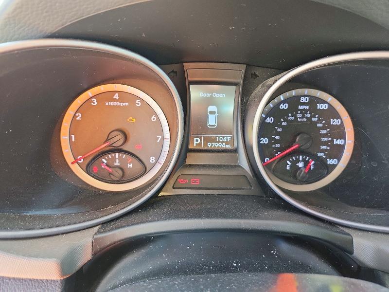 2014 Hyundai Santa fe VIN 5XYZT3LB9EG164054 COPART salvage auction — UNDERCARRIAGE, CA - DIS/DLR/EXP ONLY CLEAN TITLE, sold $3,100 on 2026-07-31 (photo 9)