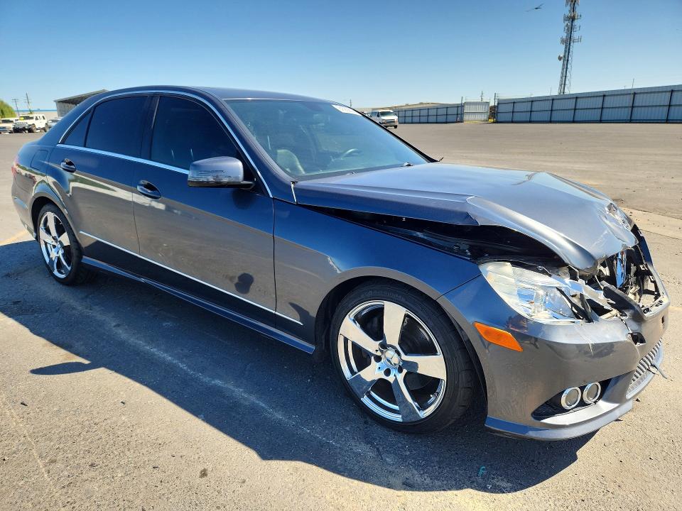 2010 Mercedes-benz E-class VIN WDDHF5GB4AA107611 COPART salvage auction — FRONT END, Ca - Salvage Certificate, sold $400 on 2026-08-03 (photo 4)
