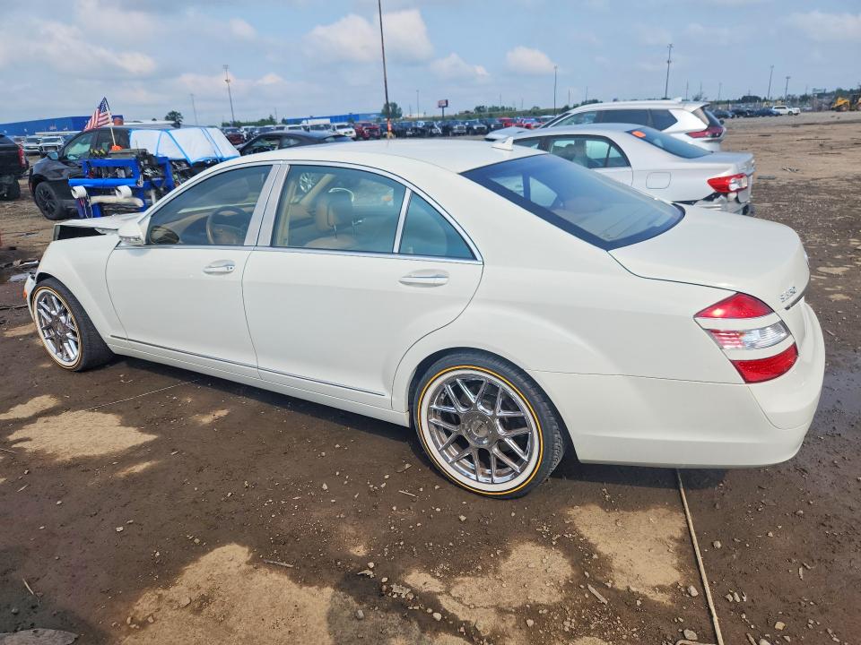 2008 Mercedes-benz S class VIN WDDNG86X68A194033 COPART salvage auction — FRONT END, Mi - Certificate Of Title, sold $1,350 on 2026-08-04 (photo 2)