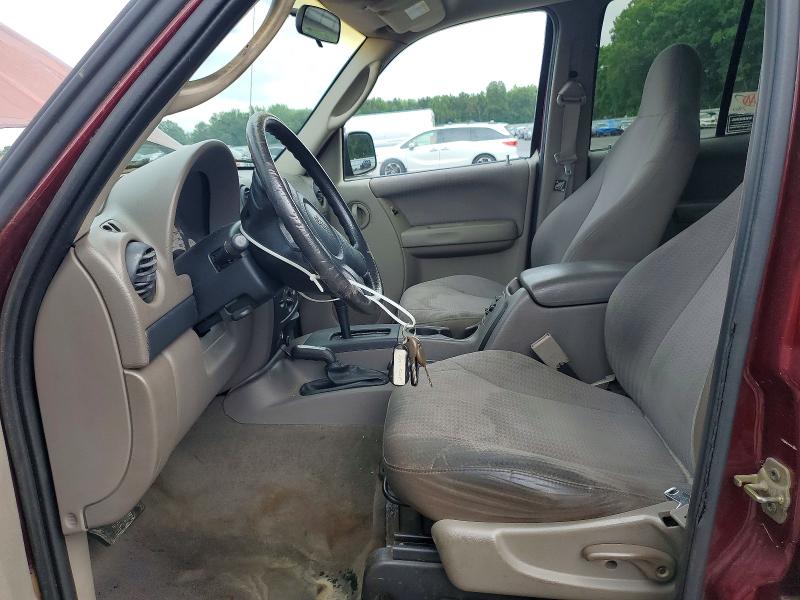 2002 Jep Liberty VIN 1J4GL48K42W253660 COPART salvage auction — NORMAL WEAR, NJ - CERTIFICATE OF TITLE, sold $125 on 2026-07-23 (photo 7)