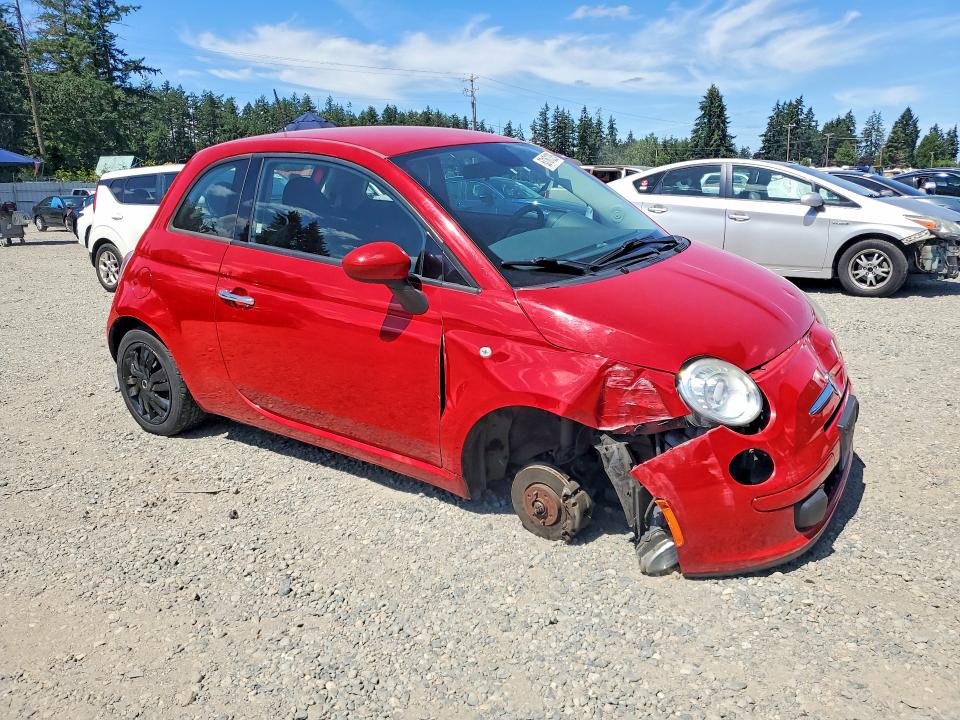 2014 Fiat 500 VIN 3C3CFFAR7ET246747 COPART salvage auction — FRONT END, Wa - Bill Of Sale, sold $200 on 2026-07-31 (photo 4)
