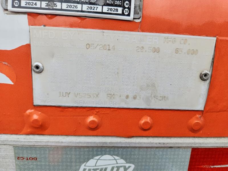 2015 Utility trailer manufacture Trailer VIN 1UYVS253XFM245003 COPART salvage auction — MINOR DENT/SCRATCHES, CT, sold $4,250 on 2026-07-14 (photo 8)