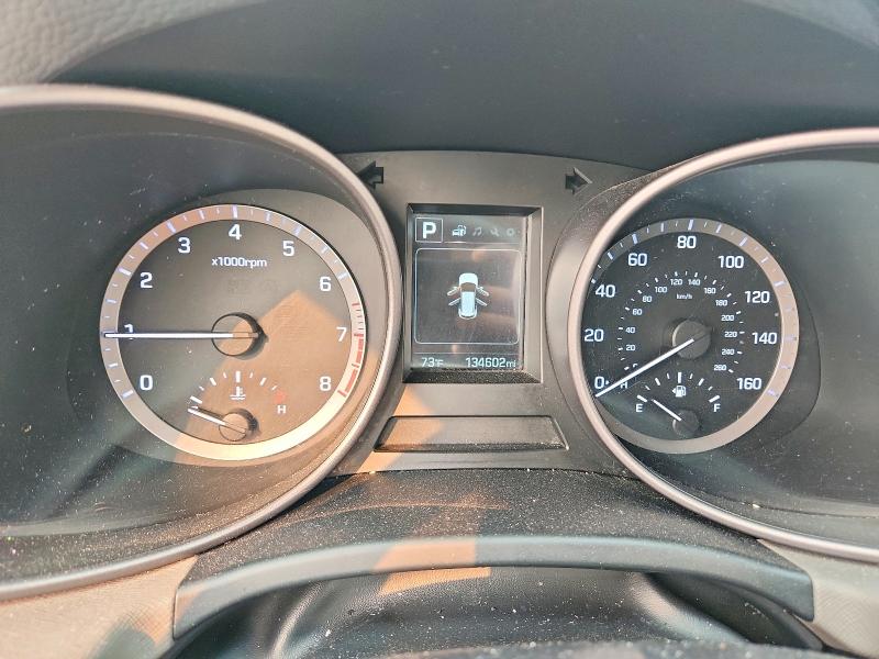 2017 Hyundai Santa fe VIN 5XYZT3LB1HG498907 COPART salvage auction — MECHANICAL, Ny - Certificate Of Title, sold $2,300 on 2026-07-22 (photo 9)