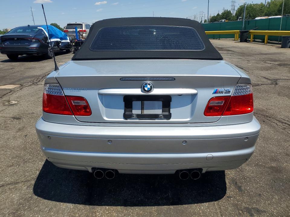 2005 BMW M3 VIN WBSBR93435PK08575 COPART salvage auction — MECHANICAL, Co - Dis/Dlr/Exp Only Clean Title, sold $325 on 2026-07-23 (photo 6)