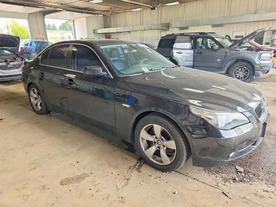 2007 BMW 5 series VIN WBANF73537CY17974 COPART salvage auction — NORMAL WEAR, Wi - Certificate Of Title, sold $425 on 2026-08-03 (photo 4)