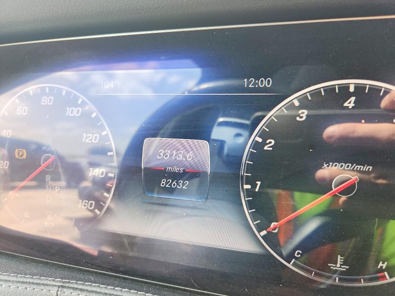 2019 Mercedes-benz S class VIN WDDUG8GB7KA491043 COPART salvage auction — MINOR DENT/SCRATCHES, Tx - Certificate Of Title, sold $19,600 on 2026-08-04 (photo 9)