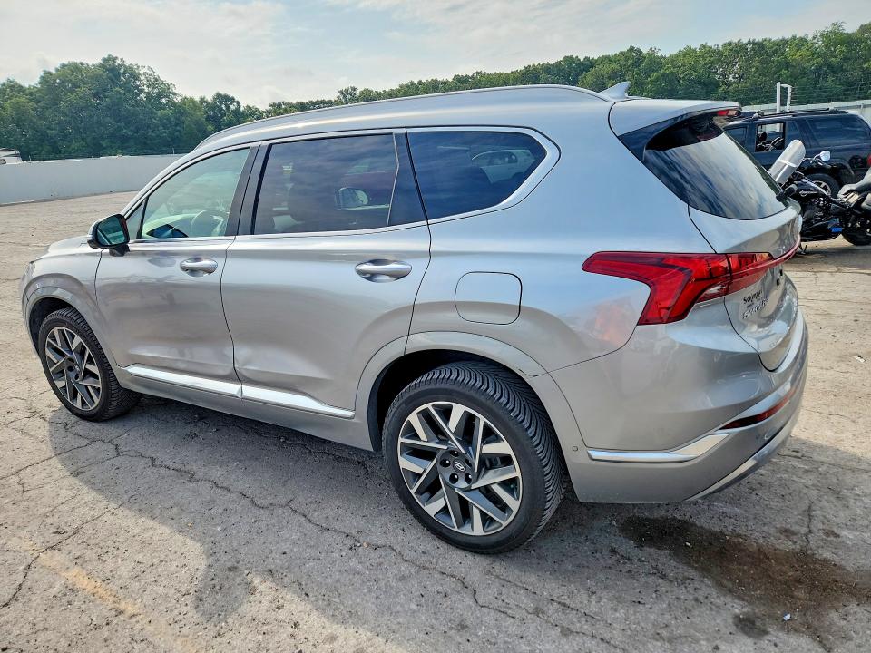 2021 Hyundai Santa fe VIN 5NMS5DAL7MH365646 COPART salvage auction — SIDE, Il - Salvage Certificate, sold $10,600 on 2026-08-24 (photo 2)