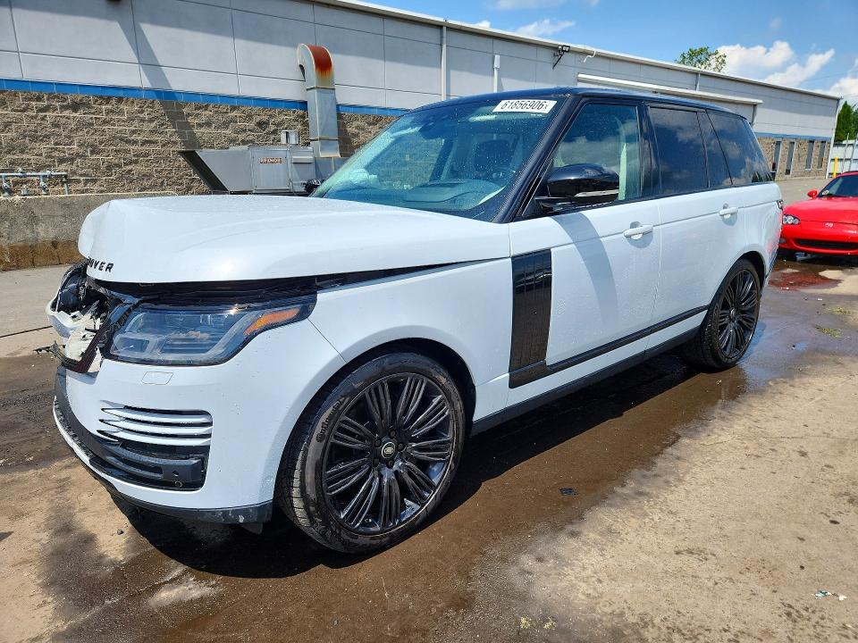 2019 Land rover Rangerover VIN SALGS2SV0KA567117 COPART salvage auction — FRONT END, Ct - Cert Of Title-Salvage, sold $12,800 on 2026-08-13 (photo 1)