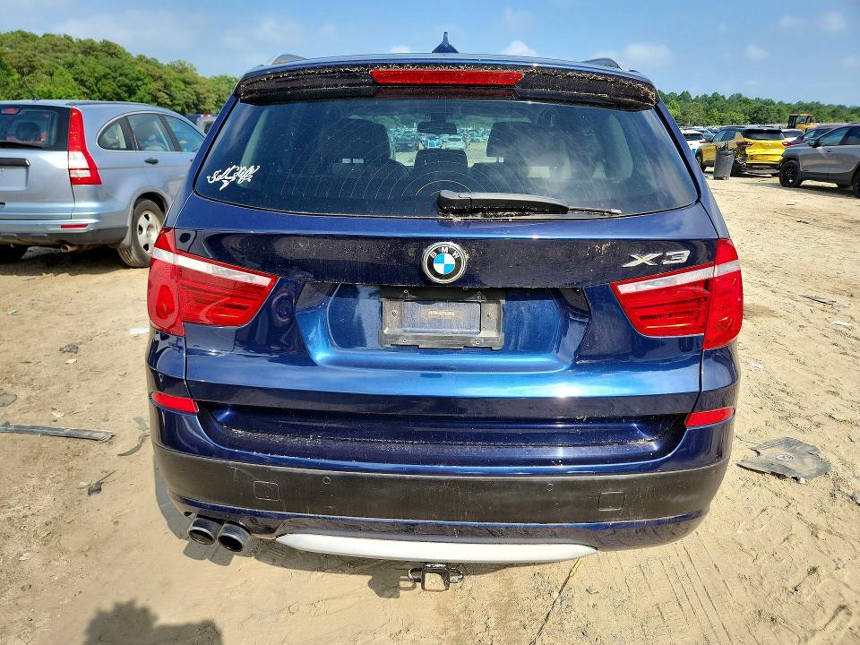 2014 BMW X3 VIN 5UXWX9C56E0D20742 COPART salvage auction — NORMAL WEAR, De - Certificate Of Title, sold $900 on 2026-07-18 (photo 6)