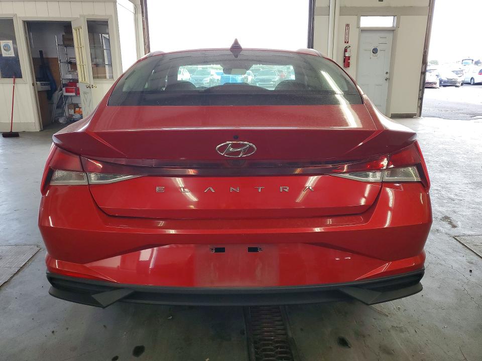 2021 Hyundai Elantra VIN 5NPLS4AG3MH027986 COPART salvage auction — REAR END, Wa - Bill Of Sale, sold $3,950 on 2026-07-31 (photo 6)