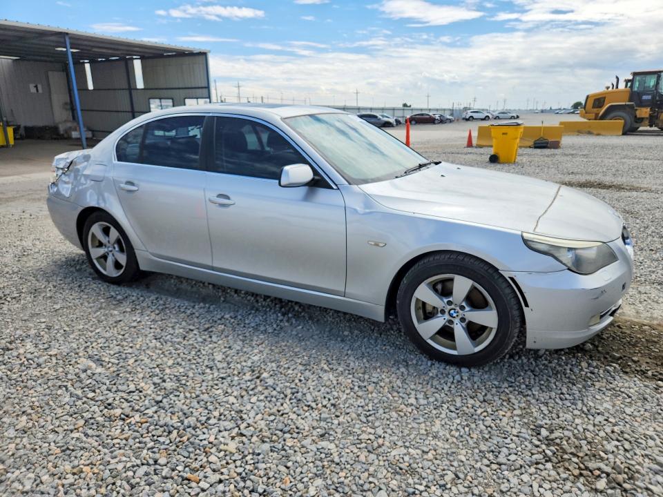 2008 BMW 5 series VIN WBANV13538CZ53703 COPART salvage auction — REAR END, PS, sold $375 on 2026-08-04 (photo 4)