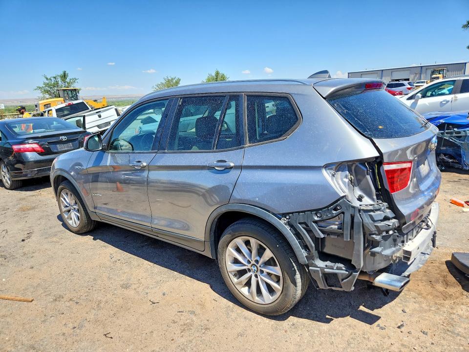 2016 BMW X3 VIN 5UXWY3C57G0N87592 COPART salvage auction — REAR END, Nm - Cert Of Title-Salvage, sold $1,950 on 2026-07-20 (photo 2)