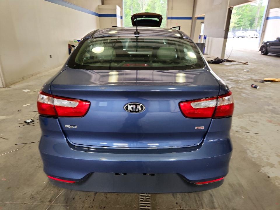 2016 Kia Rio VIN KNADM4A37G6604980 COPART salvage auction — FRONT END, Va - Certificate Of Title, sold $500 on 2026-07-17 (photo 6)