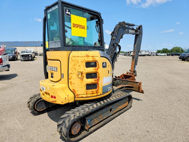 2016 John deere 35g VIN 1FF035GXPGK277071 COPART salvage auction — ALL OVER, MI - BILL OF SALE, sold $12,300 on 2026-07-31 (photo 4)