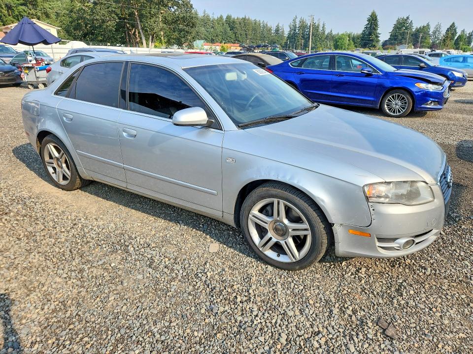 2007 Audi A4 VIN WAUDF78E97A201311 COPART salvage auction — FRONT END, Wa - Vehicle Cert Of Ownership-Titl, sold $275 on 2026-07-31 (photo 4)