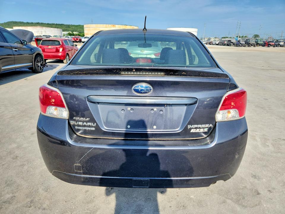 2013 Subaru Impreza VIN JF1GJAC62DH022256 COPART salvage auction — MECHANICAL, Ok - Cert Of Title-Indian Tribal, sold $825 on 2026-07-31 (photo 6)