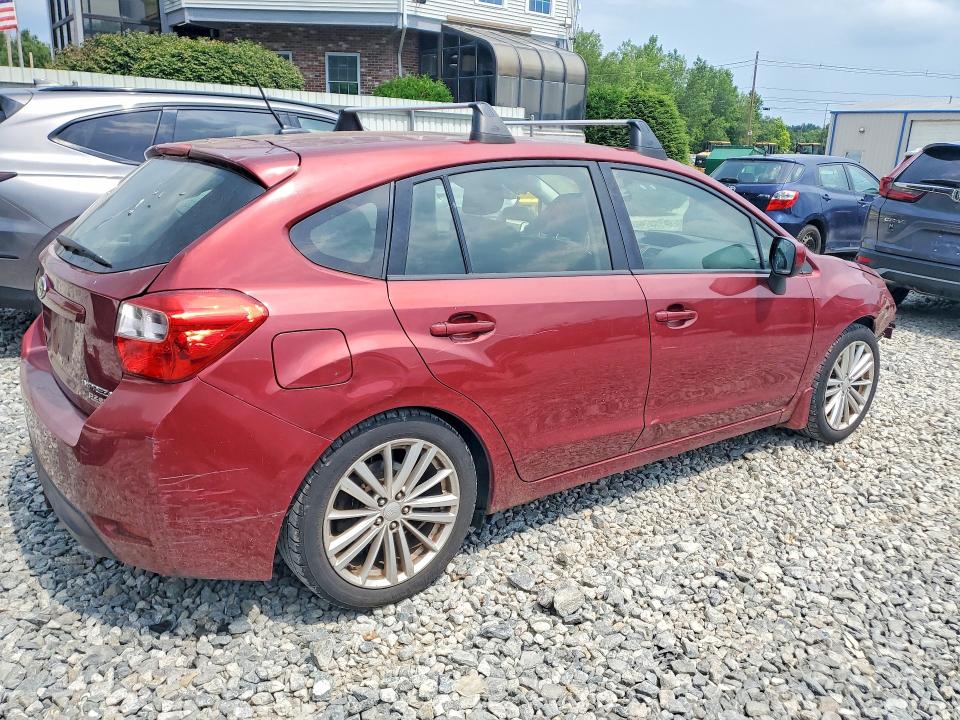2013 Subaru Impreza VIN JF1GPAE6XD2808238 COPART salvage auction — FRONT END, Ma - Cert Of Title-Reconstrctd Coll, sold $200 on 2026-07-31 (photo 3)