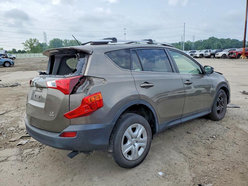 2015 Toyota Rav4 VIN JTMBFREV0FD148991 COPART salvage auction — FRONT END, MI - CERTIFICATE OF TITLE, sold $1,450 on 2026-07-31 (photo 3)
