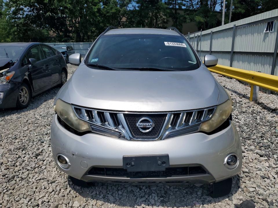 2009 Nissan Murano VIN JN8AZ18WX9W150060 COPART salvage auction — FRONT END, Ma - Certificate Of Title, sold $375 on 2026-07-23 (photo 5)