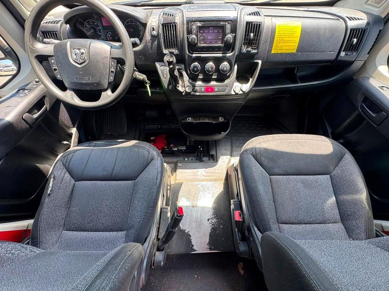 2020 Ram Promaster VIN 3C6URVJG5LE124820 COPART salvage auction — NORMAL WEAR, CT, sold $10,700 on 2026-07-22 (photo 9)