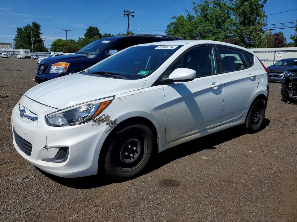 2017 Hyundai Accent VIN KMHCT5AE4HU310941 COPART salvage auction — REAR END, NJ - CERTIFICATE OF TITLE, sold $450 on 2026-07-28 (photo 1)