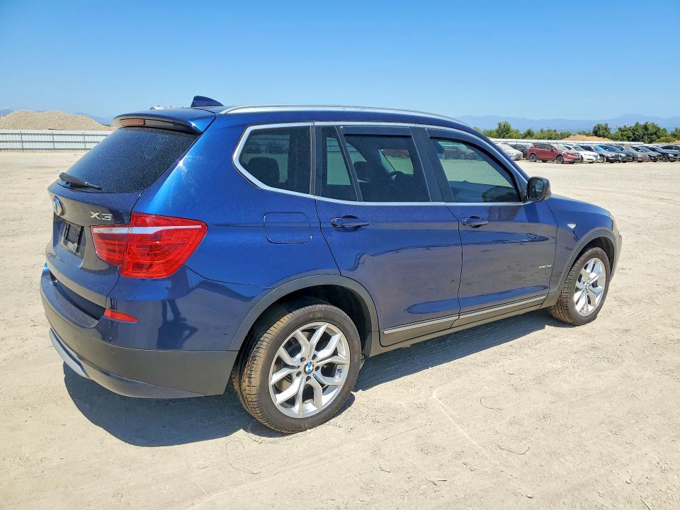 2011 BMW X3 VIN 5UXWX7C57BL733930 COPART salvage auction — MECHANICAL, Ca - Dis/Dlr/Exp Only Clean Title, sold $875 on 2026-07-31 (photo 3)