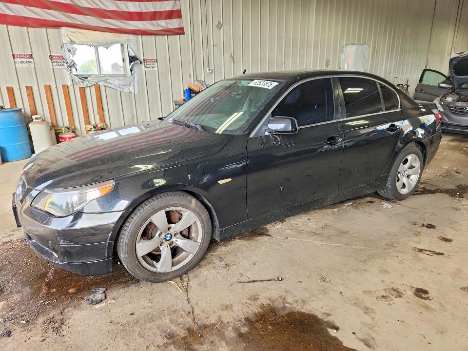 2007 BMW 5 series VIN WBANF73537CY17974 COPART salvage auction — NORMAL WEAR, Wi - Certificate Of Title, sold $425 on 2026-08-03 (photo 1)