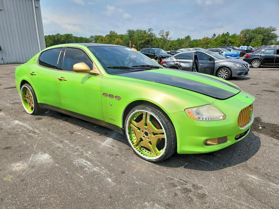 2009 Maserati Quattropor VIN ZAMFK39A790041834 COPART salvage auction — MECHANICAL, Fl - Certificate Of Title, sold $275 on 2026-08-12 (photo 4)