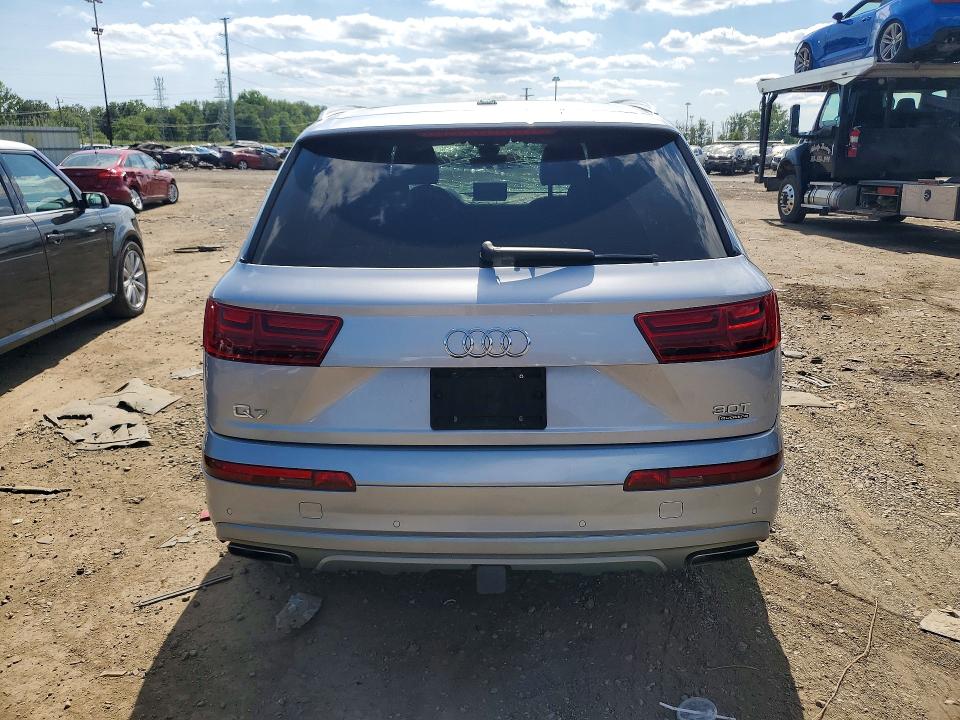 2018 Audi Q7 VIN WA1VAAF78JD018750 COPART salvage auction — FRONT END, MI - CERTIFICATE OF TITLE, sold $8,100 on 2026-07-31 (photo 6)