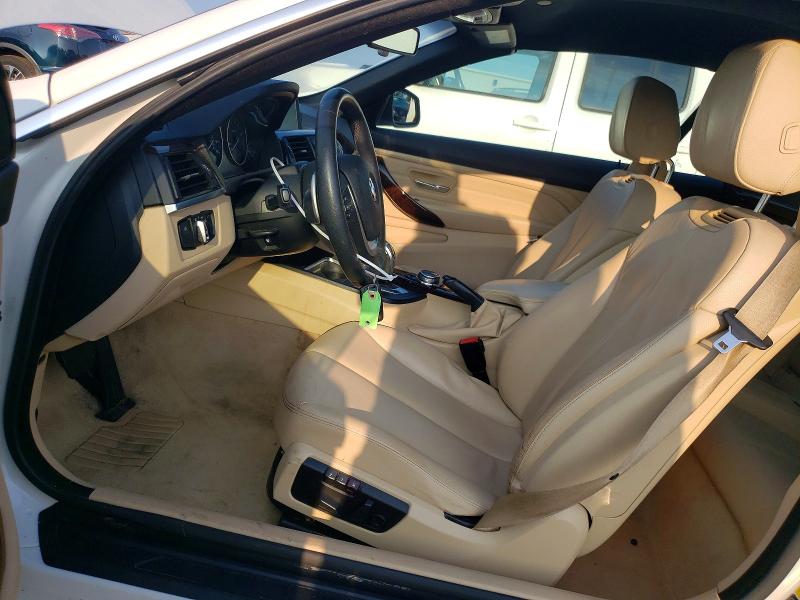 2014 BMW 4 series VIN WBA3T1C59EPS98383 COPART salvage auction — WATER/FLOOD, Ct - Cert Of Title-Flood Salvage, sold $2,150 on 2026-07-31 (photo 7)