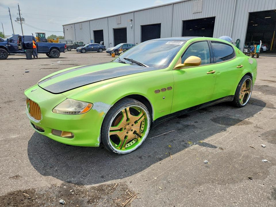 2009 Maserati Quattropor VIN ZAMFK39A790041834 COPART salvage auction — MECHANICAL, Fl - Certificate Of Title, sold $275 on 2026-08-12 (photo 1)
