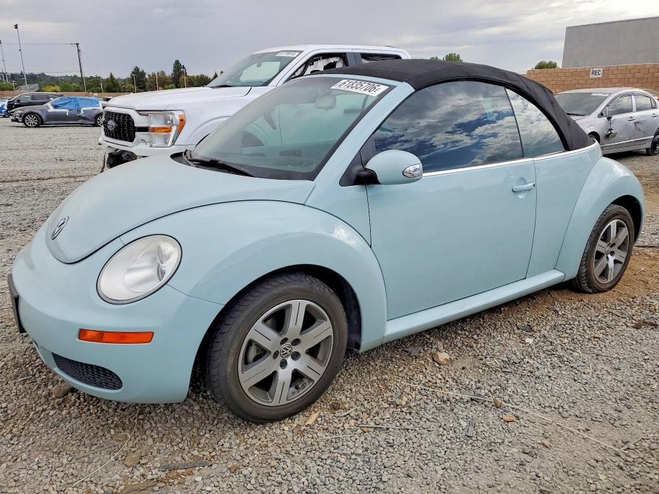 2006 Volk Beetle VIN 3VWRG31Y06M333861 COPART salvage auction — MECHANICAL, CA - DIS/DLR/EXP ONLY CLEAN TITLE, sold $900 on 2026-07-29 (photo 1)