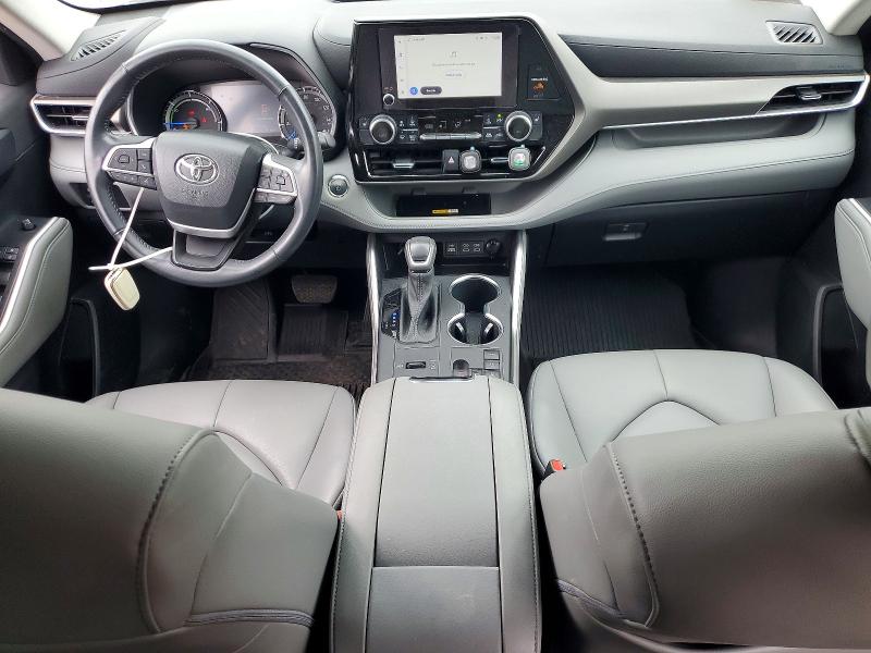 2023 Toyota Highlander VIN 5TDKBRCH2PS580335 COPART salvage auction — FRONT END, Ma - Cert Of Title-Salvage, sold $5,200 on 2026-07-27 (photo 8)