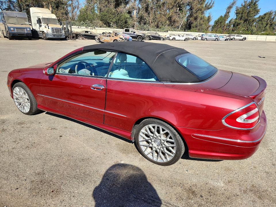 2004 Mercedes-benz Clk-class VIN WDBTK75G14T005040 COPART salvage auction — MINOR DENT/SCRATCHES, Ca - Dis/Dlr/Exp Only Clean Title, sold $375 on 2026-07-31 (photo 2)