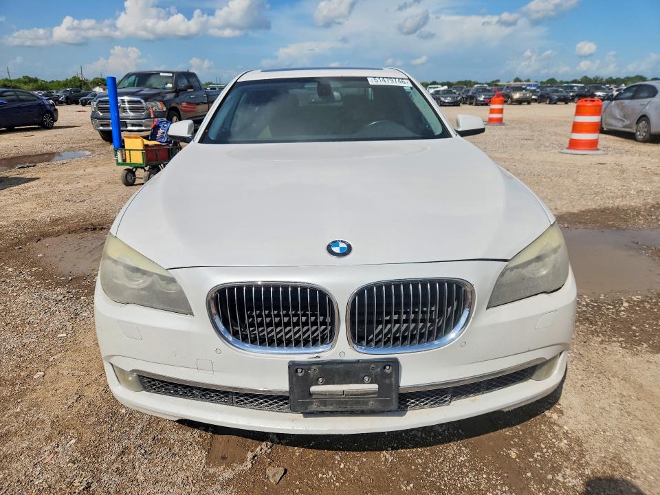 2012 BMW 7 series VIN WBAKA4C54CDS99121 COPART salvage auction — FRONT END, Tx - Salvage Vehicle Title, sold $700 on 2026-08-03 (photo 5)