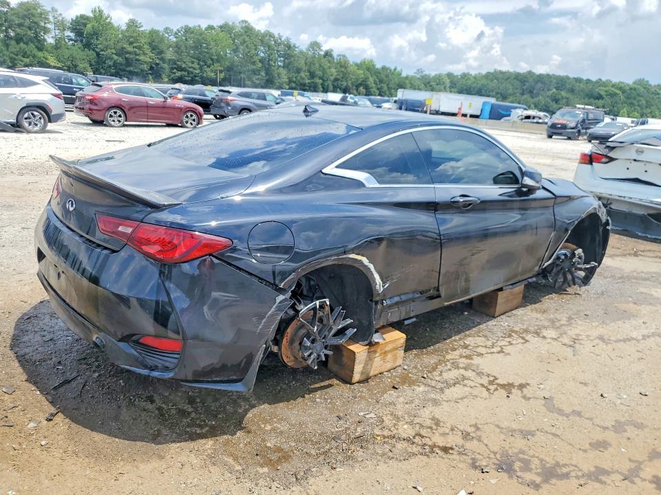 2017 Infiniti Q60 VIN JN1EV7EK9HM360899 COPART salvage auction — FRONT END, CT, sold $250 on 2026-07-23 (photo 3)