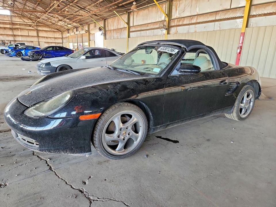 1999 Porsche Boxster VIN WP0CA2989XU627748 COPART salvage auction — REAR END, AZ - CERTIFICATE OF TITLE (P), sold $625 on 2026-08-03 (photo 1)