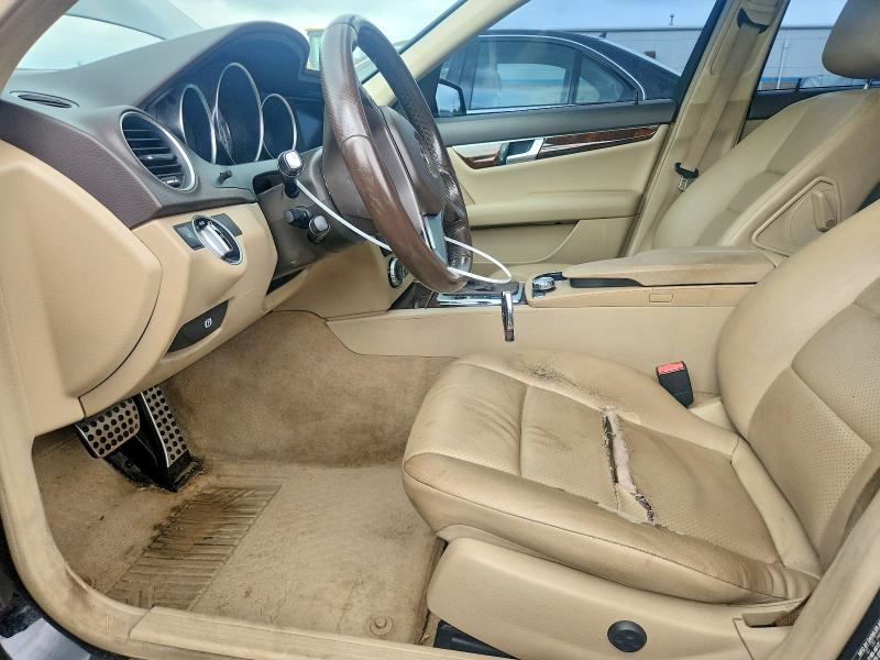 2014 Mercedes-benz C class VIN WDDGF8AB5EA940524 COPART salvage auction — SIDE, CT - CERT OF TITLE-SALVAGE, sold $1,050 on 2026-08-21 (photo 7)