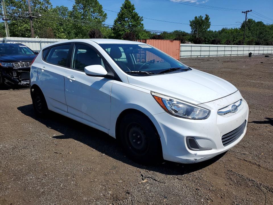 2017 Hyundai Accent VIN KMHCT5AE4HU310941 COPART salvage auction — REAR END, NJ - CERTIFICATE OF TITLE, sold $450 on 2026-07-28 (photo 4)