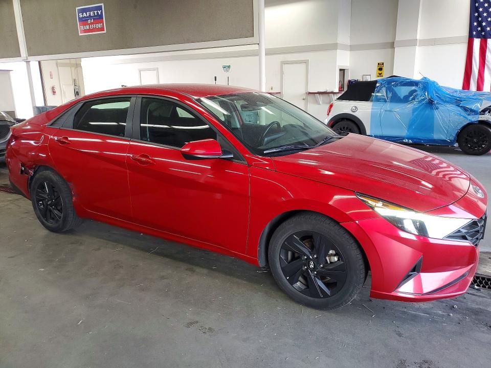 2021 Hyundai Elantra VIN 5NPLS4AG3MH027986 COPART salvage auction — REAR END, Wa - Bill Of Sale, sold $3,950 on 2026-07-31 (photo 4)