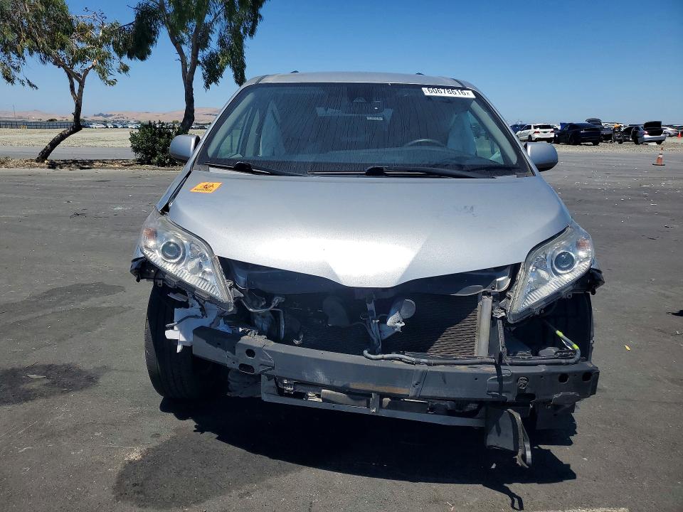 2020 Toyota Sienna VIN 5TDKZ3DCXLS054458 COPART salvage auction — FRONT END, Ca - Dis/Dlr/Exp Only Junk Receipt, sold $2,750 on 2026-07-29 (photo 5)