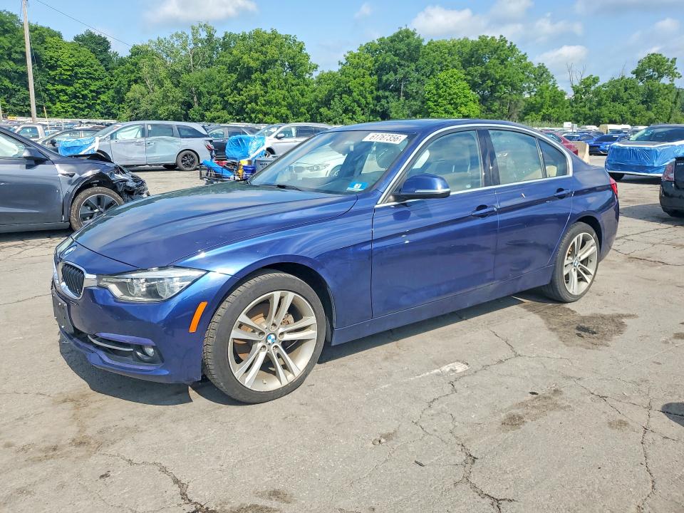 2018 BMW 3 series VIN WBA8D9C58JEM32467 COPART salvage auction — MECHANICAL, IN - CERTIFICATE OF TITLE, sold $4,800 on 2026-08-04 (photo 1)