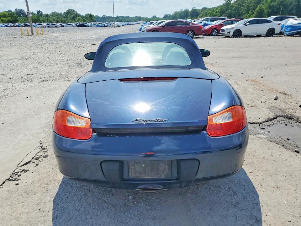 2000 Porsche Boxster VIN WP0CA2987YU627958 COPART salvage auction — WATER/FLOOD, AL - CERT OF TITLE-SALVAGE TITLE, sold $1,100 on 2026-08-13 (photo 6)