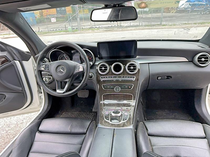 2018 Mercedes-benz C class VIN WDDWJ4JB7JF639589 COPART salvage auction — FRONT END, Mo - Certificate Of Title (P), sold $4,300 on 2026-08-04 (photo 9)